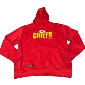 Kansas City Chiefs NFL Combine Red Hoodie Men's Size M